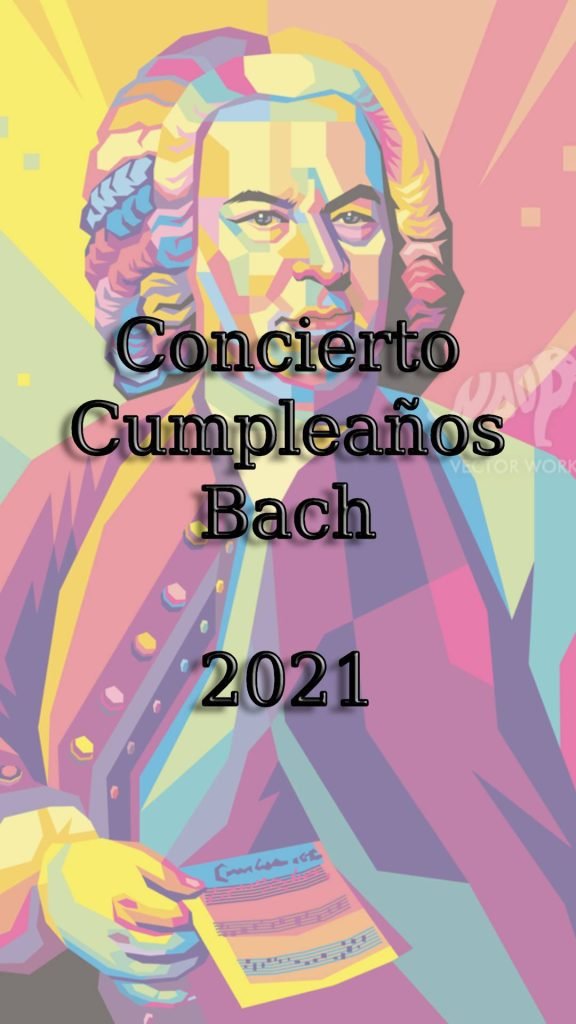 Imagen artística de Johann Sebastian Bach