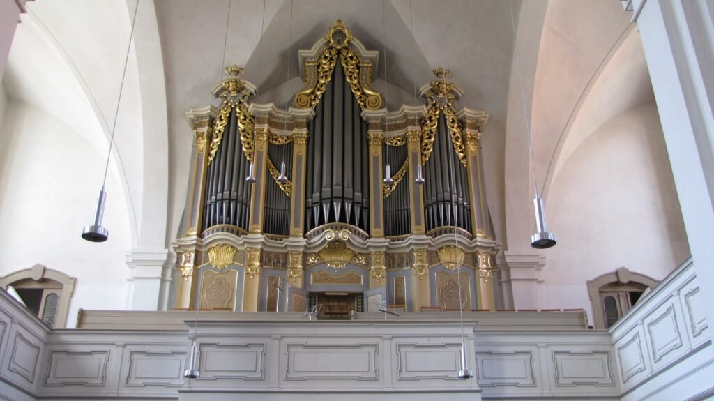 Órgano histórico de la Petrikirche en Freiberg, Alemania - Construcción barroca por Gottfried Silbermann