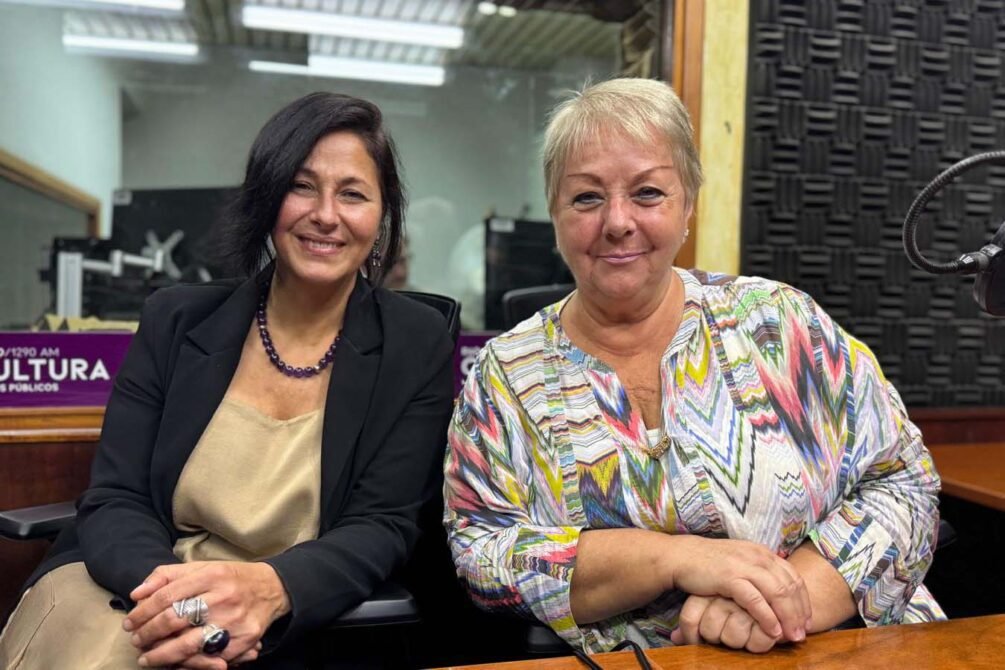 Cristina junto a Carla Radaelli, 2026
